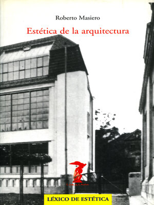 cover image of Estética de la arquitectura
